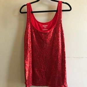 Sequins tank top